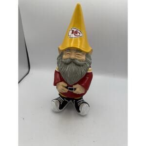 Kansas City Chiefs NFL Team Garden Gnome Statue